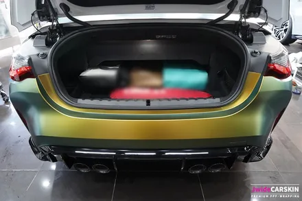 BMW M4 랩핑 에이버리 컬러플로우사틴프레쉬스프링 시공 / 수원,광교,동탄