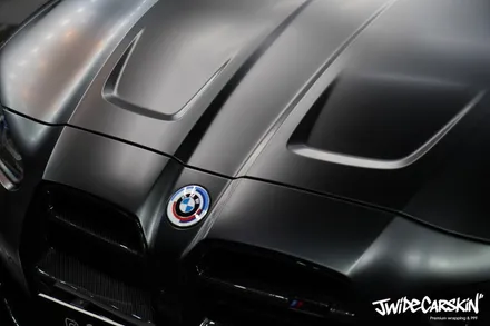 영통랩핑, BMW 신형 M3 사틴블랙 3M 전체랩핑 시공 후기 / 경기 수원 영통