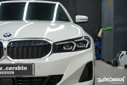 BMW 3시리즈 프런트 PPF 패키지 깔끔하게 완료, 영통PPF 전문 시공 전문업체 제이와이드 / 경기 수원 영통