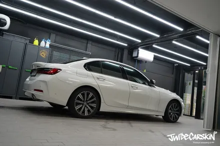 BMW 3시리즈 프런트 PPF 패키지 깔끔하게 완료, 영통PPF 전문 시공 전문업체 제이와이드 / 경기 수원 영통