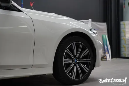 BMW 3시리즈 프런트 PPF 패키지 깔끔하게 완료, 영통PPF 전문 시공 전문업체 제이와이드 / 경기 수원 영통