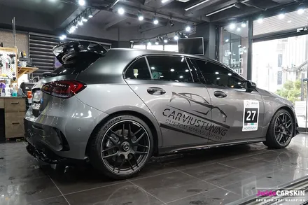 벤츠 A45AMG 듀오톤랩핑 및 카본PPF 블랙PPF 시공 / 수원,광교,동탄