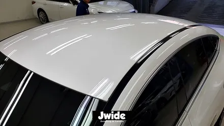 메르세데스벤츠 AMG GT-4DOOR 수원랩핑샵에서 루프스킨 시공!! / 경기 수원 영통