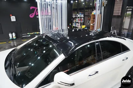 [수원랩핑] 벤츠CLS63 AMG 루프스킨 시공 / 경기 수원 영통