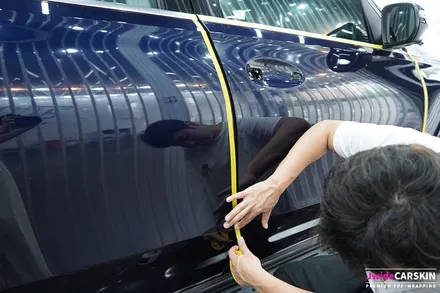 수원랩핑 벤츠 GLS400d 사틴블랙 락 그레이메탈릭 전체랩핑 / 수원,광교,동탄