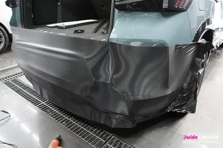 BMW XM랩핑 카본파이버블랙 부분 시공 / 수원,광교,동탄