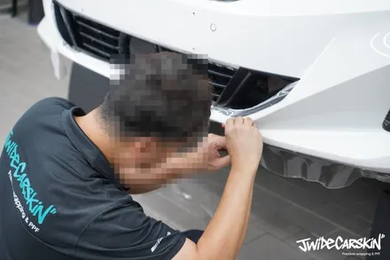 BMW 3시리즈 프런트 PPF 패키지 깔끔하게 완료, 영통PPF 전문 시공 전문업체 제이와이드 / 경기 수원 영통