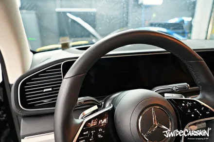 신갈PPF 벤츠 GLE450 실내 PPF 시공 후기, 디스플레이 보호는 필수 / 경기 수원