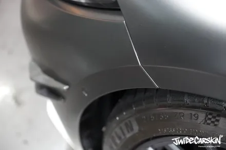 영통랩핑, BMW 신형 M3 사틴블랙 3M 전체랩핑 시공 후기 / 경기 수원 영통