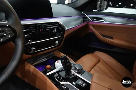 수원실내랩핑 BMW530i 카본랩핑 시공후기 / 경기 수원 영통
