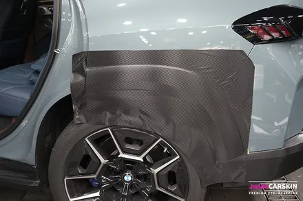 BMW XM랩핑 카본파이버블랙 부분 시공 / 수원,광교,동탄
