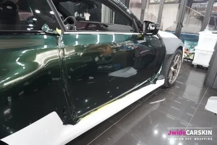 BMW M2차량에 미드나잇 그린 전체랩핑 시공 후기 / 광교ppf 제이와이드 / 경기 수원 영통