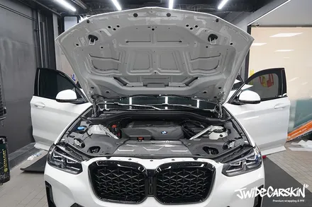 BMW X4 PPF 본넷 헤드라이트 사이드스텝 BC필러 시공기 / 경기 수원
