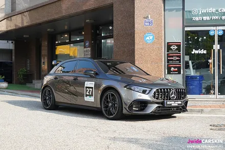 벤츠 A45AMG 듀오톤랩핑 및 카본PPF 블랙PPF 시공 / 수원,광교,동탄