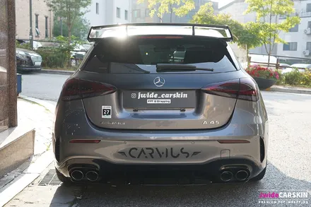 벤츠 A45AMG 듀오톤랩핑 및 카본PPF 블랙PPF 시공 / 수원,광교,동탄
