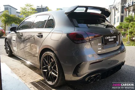 벤츠 A45AMG 듀오톤랩핑 및 카본PPF 블랙PPF 시공 / 수원,광교,동탄