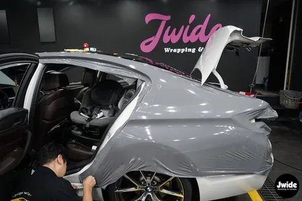 광교랩핑 BMW 5시리즈 전체 + 실내랩핑 / 경기 수원 영통