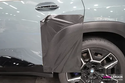 BMW XM랩핑 카본파이버블랙 부분 시공 / 수원,광교,동탄