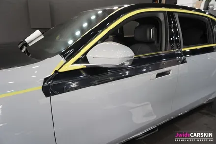 BMW 7시리즈 듀오톤 고광택 유광 블랙 랩핑 + 전체 PPF 작업 / 경기 수원 영통