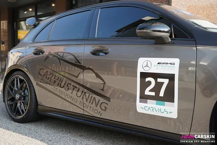 벤츠 A45AMG 듀오톤랩핑 및 카본PPF 블랙PPF 시공 / 수원,광교,동탄