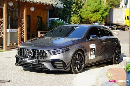 벤츠 A45AMG 듀오톤랩핑 및 카본PPF 블랙PPF 시공 / 수원,광교,동탄