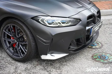 영통랩핑, BMW 신형 M3 사틴블랙 3M 전체랩핑 시공 후기 / 경기 수원 영통