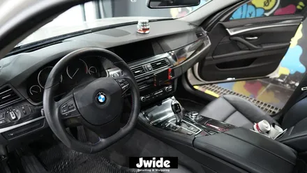 수원랩핑 BMW 520d 실내랩핑! 꼼꼼하고 깔끔하게! / 경기 수원 영통