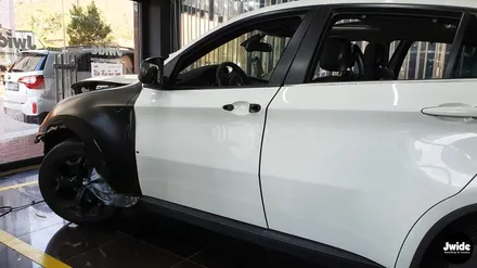 화성 반광랩핑 BMW X6 3M2080필름 사틴블랙 / 경기 수원 영통