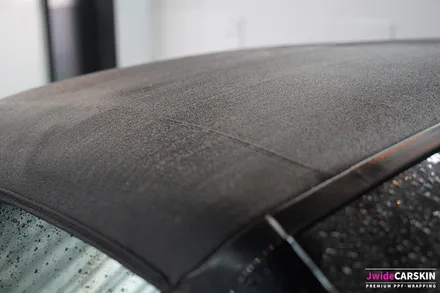 BMWZ4 컨버터블 소프트탑 오염 및 변색 방지 발수코팅 / 수원,광교,동탄