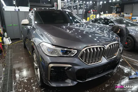 수원랩핑 BMWX6 M50i 3M2080 무광리비에라블루 전체랩핑 / 수원,광교,동탄