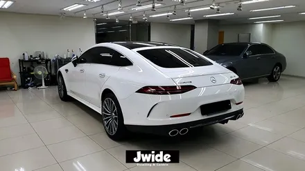 메르세데스벤츠 AMG GT-4DOOR 수원랩핑샵에서 루프스킨 시공!! / 경기 수원 영통