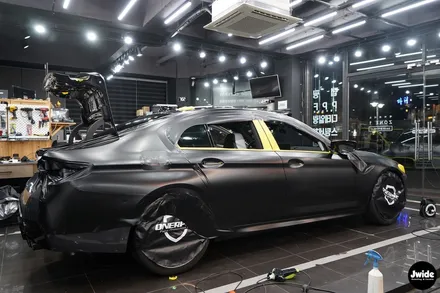 광교 용인 랩핑 BMW M5 자동차 전체랩핑 알아볼 때는? / 수원,광교,동탄