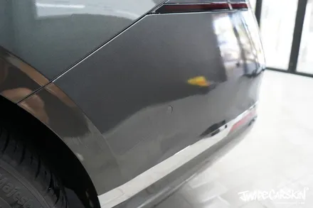제네시스 G90 뒷범퍼 보험수리 재시공 후기, 트렁크 리드까지 깔끔하게 복원은 신갈PPF 전문업체 제이와이드에서 / 경기 수원 영통