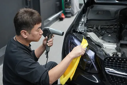 벤츠 GLC43AMG 헤드라이트 클리프디자인 스모그 라이트 PPF시공 / 경기 수원