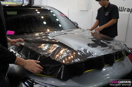 벤츠 A45AMG 듀오톤랩핑 및 카본PPF 블랙PPF 시공 / 수원,광교,동탄