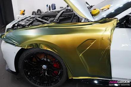 BMW M4 랩핑 에이버리 컬러플로우사틴프레쉬스프링 시공 / 수원,광교,동탄