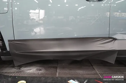 BMW XM랩핑 카본파이버블랙 부분 시공 / 수원,광교,동탄