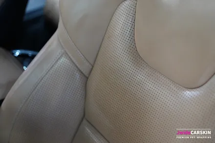 볼보S60 가죽시트코팅 변색 및 오염과 이염 방지 / 경기 수원 영통
