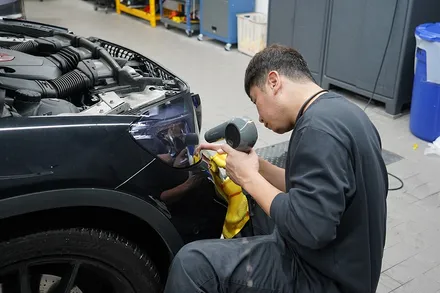 벤츠 GLC43AMG 헤드라이트 클리프디자인 스모그 라이트 PPF시공 / 경기 수원