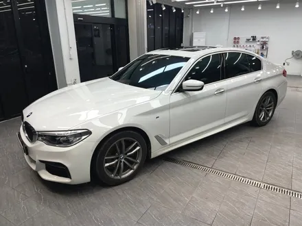 청라 썬팅_BMW 알파인화이트에 잘어울리는 글라스틴트 레이니블루 틴팅