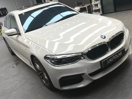 청라 썬팅_BMW 알파인화이트에 잘어울리는 글라스틴트 레이니블루 틴팅