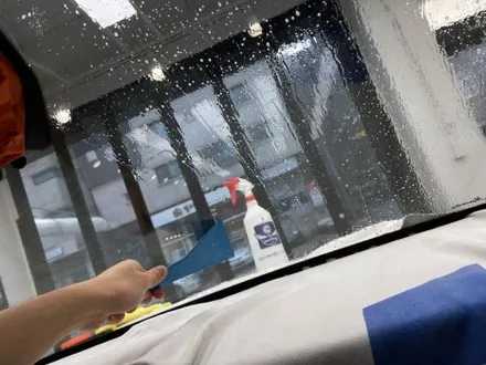 \'후퍼옵틱보증서\' 조회 후 전면썬팅 재시공