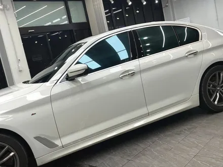청라 썬팅_BMW 알파인화이트에 잘어울리는 글라스틴트 레이니블루 틴팅