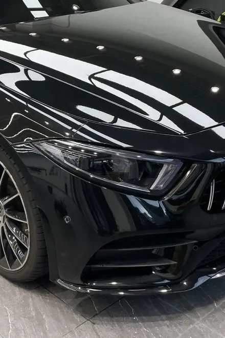 벤츠 CLS400d, 인천 본넷PPF+라이트필름 시공후기