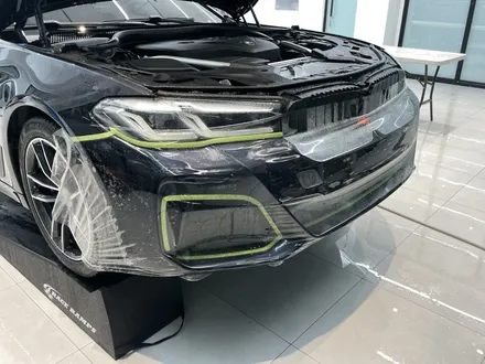 청라 PPF, BMW 5시리즈 앞범퍼PPF 재시공