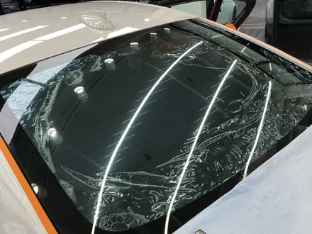 청라 썬팅_BMW 알파인화이트에 잘어울리는 글라스틴트 레이니블루 틴팅