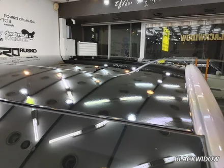 [블랙위도우][구미루프스킨][구미랩핑][구미전체랩핑][구미부분랩핑]★쉐보레 올뉴말리부 부분랩핑 시공입니다~★ / 구미시 봉곡동