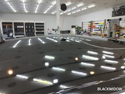 [블랙위도우][구미루프스킨][구미랩핑][구미전체랩핑][구미부분랩핑]★벤츠 CLS400d c257 루프스킨시공입니다~★ / 구미시 봉곡동