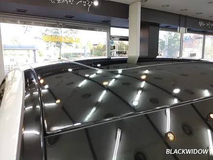 [블랙위도우][구미루프스킨][구미랩핑][구미전체랩핑][구미부분랩핑]★벤츠 CLS400d c257 루프스킨시공입니다~★ / 구미시 봉곡동