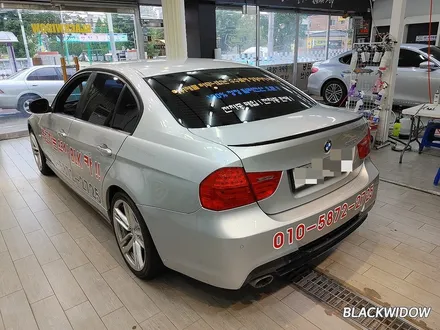[블랙위도우][구미랩핑][구미광고랩핑][구미부분랩핑][구미루프스킨]★BMW 320D E90 광고랩핑 시공입니다~★ / 구미시 봉곡동